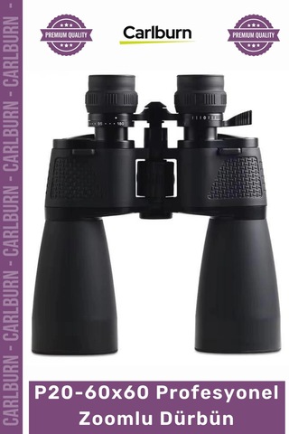 Carlburn Dürbün Yüksek Netlik Sağlayan Dayanıklı Outdoor Avcı Tipi P2060x60 Profesyonel Zoomlu Dürbün Çok Renkli