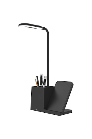 S-link SL-M9054 Siyah TypeC 10W Kablosuz Şarj Cihazı Kalemlikli