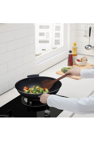 Ikea Huldhet Ahşap Pişirme Spatulası 35 Cm Kahverengi