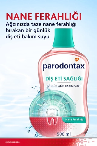 Parodontax Nane Ferahlığı Ağız Suyu 500 ML