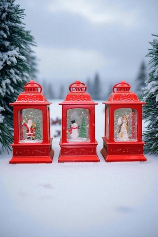 Yılbaşı Temalı Kar Küresi