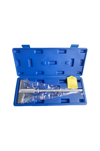 Tenfowee 0-150mm Hassas Ölçüm İçin Yüksek Karbon Çelik Derinlik Kumpas, Net Göstergeli