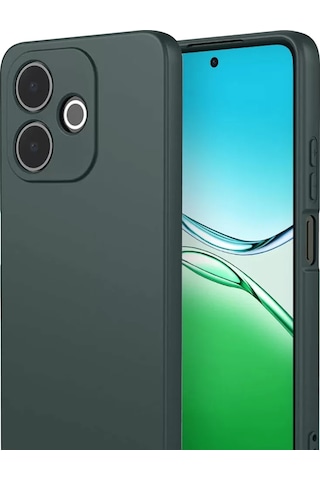 Newface Oppo A5 Pro 4g First Silikon - Koyu Yeşil