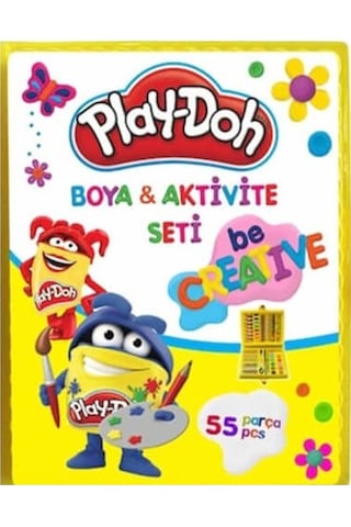 Play-Doh Kırtasiye Seti 55 Parça Play-St005