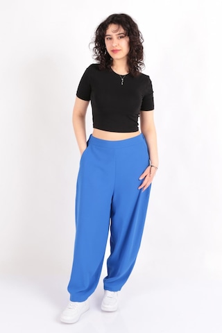 Puane 18166 Kadın Pantolon Ss 18166-66-R2083 Saks Mavi