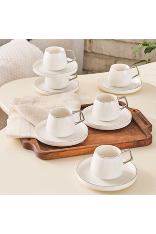 Saturn Platin 6 Kişilik Kahve Fincanı Genel