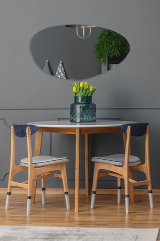 Enc Home Asimetrik 90 Ayna Gümüş