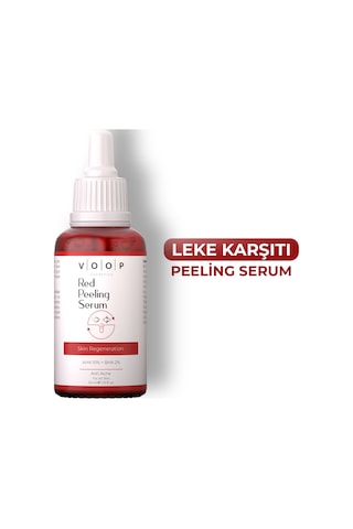 Voop Kırmızı Peeling Cilt Yenileyici Serum 30 ML