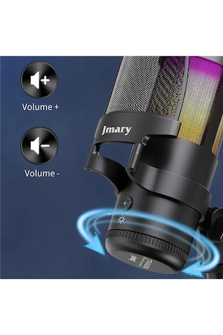Mc-pw13 Rgb Led Condenser Usb Asmr Stüdyo Mikrofonu