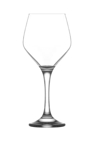 LAV Ella Cam Goblet 6'lı 440 ml Ayaklı (Şarap Kadehi , Kokteyl Bardağı)