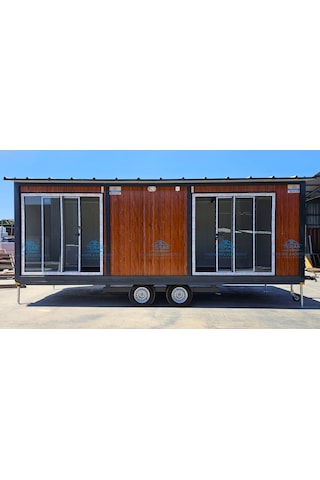 250 X 700 Teras Evim Tiny House 1+1 Plakalı Ruhsatlı O2 Belgeli Kredi Kartına Vade Farksız Taksit Fabrikadan
