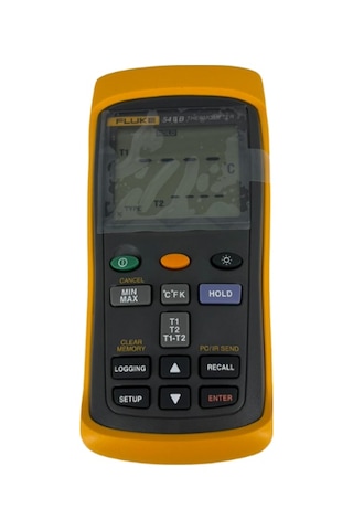Fluke 54-ıı B Çift Girişli Dijital Termometre 60 Hz