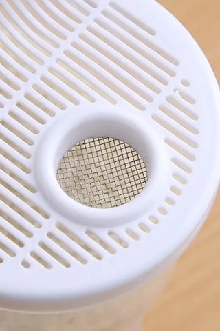 Tugomer Pirinç Süzgeci 1 Litre - Kulplu Bakliyat Yıkama Süzme