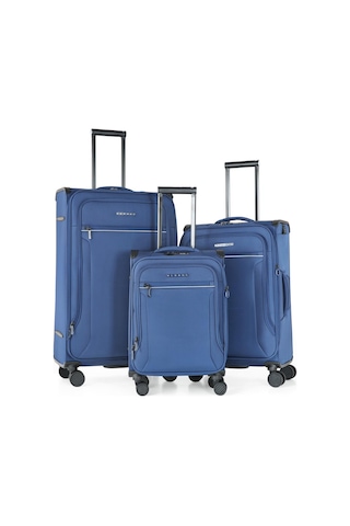Verage Gm21002w Kumaş 3 Lü Valiz Seti-lacivert Lacivert