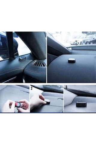 Kırmızı Ledli Işık Güneş Enerjisi Ve Usb İle Şarj Edilebilir Caydırıcı Araba Alarm Ledi
