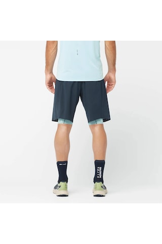 Salomon S/lab Ultra 2ın1 Erkek Koşu Şortu Nıght Sky Lc2252900 Lacivert