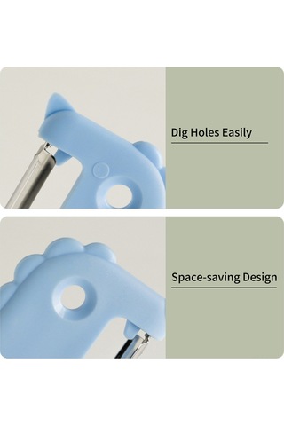 Dofolink Yeşil Paslanmaz Çelik Meyve Sebze Soyucu, El İkili Kullanıma Uygun, Hafif Ve Kolay Temizlenir, Tencereye Uygun Ev Aletleri Bm003 Yeşil