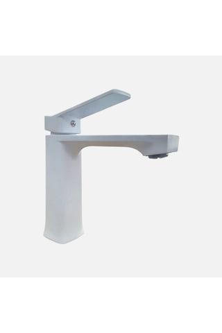 Luxury Faucet Lavabo Bataryası Beyaz Beyaz