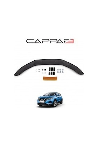Nissan Qashqai 2017-2021 Yıl Aralığı Uyumlu Kaput Rüzgarlığı 3mm