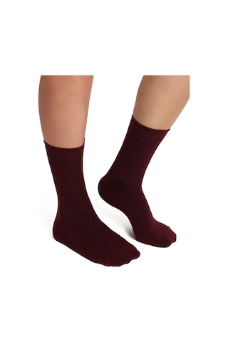 Faik Sönmez Basıc Soket Çorap W27crp001 Uw27crp00140 Bordo