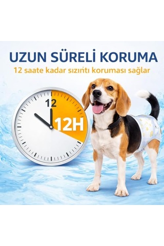 Dişi Köpek Ve Kedi Tuvalet Bezi Xs Ultra Emici Ve Sızdırmaz Pet Bezi, Regl Kızgınlık Dönemi, İdrar Kaçırma Ve Tuvalet Eğitimi İçin Tek Kullanımlık Pet Diaper Rahat Ayarlanabilir Fit