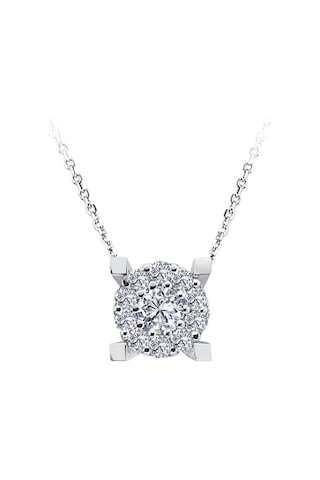 Sirius 0,50 Ct Görünümlü Modern Pırlanta Tektaş Kolye 0817P0052