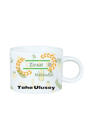 Ziraat Mühendislerine Özel Motto Kahve Fincanı Saydam