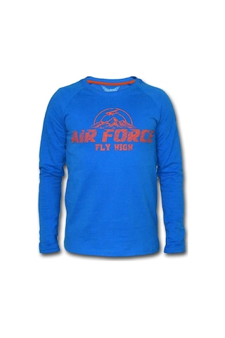 Fly High Kadın Uzun Kollu Sweatshirt - Mavi