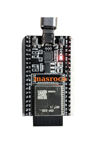 Esp32-d Wifi Bluetooth Geliştirme Kartı Devkitc V4 Siyah Pcb, Usb Kablo Dahil