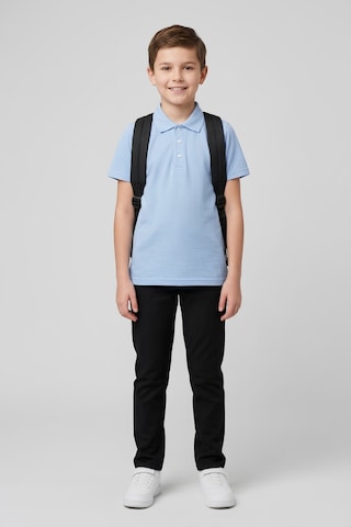 Modanino Erkek Çocuk Pamuk Ve Okul Tarz T-shirt 4-16 Yaş 12790mrt Bebek Mavisi