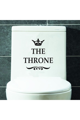 Taht Oyunları The Throne Klozet Kapağı Banyo Wc Sticker 23x23 Cm