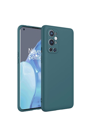 Goocamp One Plus 9 Pro Kılıf Mara Lansman Kapak - Koyu Yeşil Koyu Yeşil