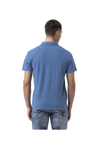 Cipo & Baxx Erkek Polo Yaka Regular Fit Kısa Kollu Pamuklu Tişört Ct825 Mavi