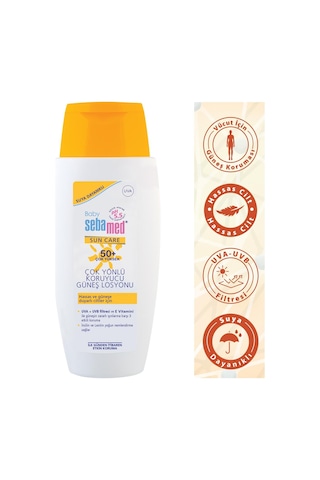 Sebamed Çok Yönlü Koruyucu 150 ML 50 Faktör Bebek Güneş Losyonu