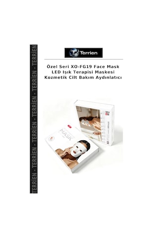 Özel Seri Xo-fg19 Face Mask Led Işık Terapisi Maskesi Kozmetik Cilt Bakım Aydınlatıcı