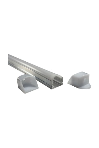 Lineer Alüminyum Boş Kasa Profil - Led Bar Boş Kasa Opak Cam 1metre
