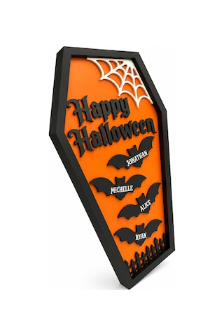 Happy Halloween Dekoratif Masa Ve Duvar Süsü Cadılar Bayramı Parti Dekoru 55756293