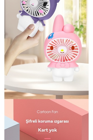 Aurora Çocuk El Masaüstücük Fanşarj Edilebilirdizgi Film Fan Oyuncağı