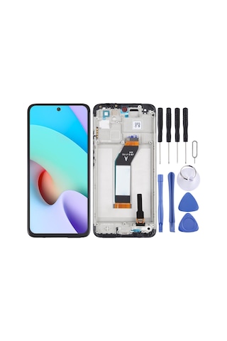 Xiaomi Uyumlu 21121119sg Redmi 10 2022 Ekran Lcd Full Çıtalı