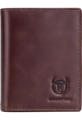 Hangfox Erkek Deri Cüzdan - 15 Kartlı, 2 Para Bölmeli, Anti-canıklama, Kalın Tip, Kahverengi 027 Modeli Çok Renkli