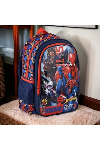 İlkokul Çantası Hawk Wonder Ve Beslenme Çantası Lacivert