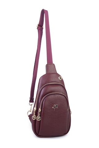 Nas Bag Kadın Crossbody Bag Bel Ve Body Bag Bordo Victoria