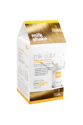 Milk Shake No:8 Açık Kumral Kalıcı Saç Boyası