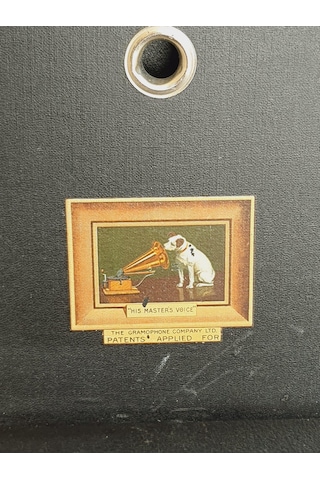 His Master's Voice Antika Çanta Gramofon 082