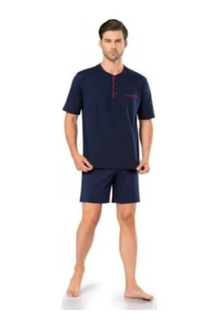 Pierre Cardin 5560 Bordo Damatlık Ropteşambr 5'li Pijama Set 001