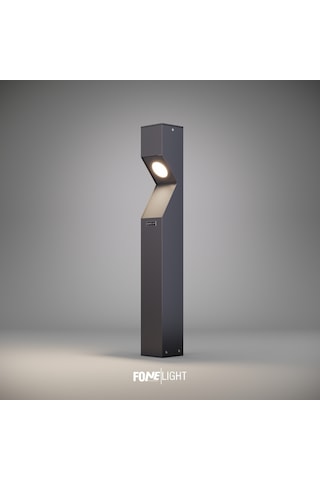 Fonelight Dualluz Bahçe Aydınlatması Antrasit 75 Cm Antrasit