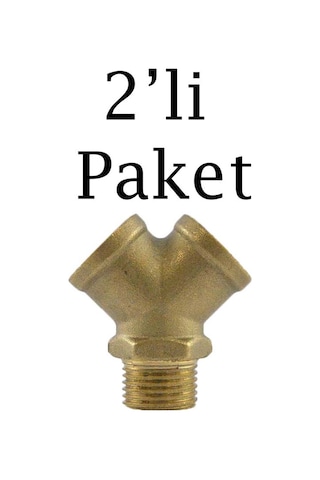 Brio Hava Hortum 2'li Çatal 1/2 2'li Paket