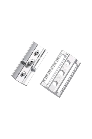 Maiyame Zink Alaşımlı Çift Kenarli Güvenli Tıraş Bıçağı Ucu - Eski Tip Tıraş Makinesi Değiştirme Ucu, Çoğu Uzun Saplı Tıraşa Uygun