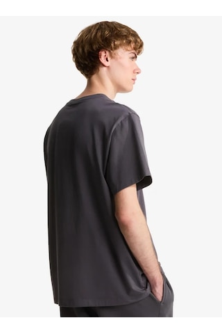 The North Face Nf0a8gqe-dom Essential Center Logo Relaxed Short Erkek T-shirt Gri