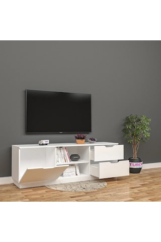 Lotus Tv Ünitesi Mdf Siyah